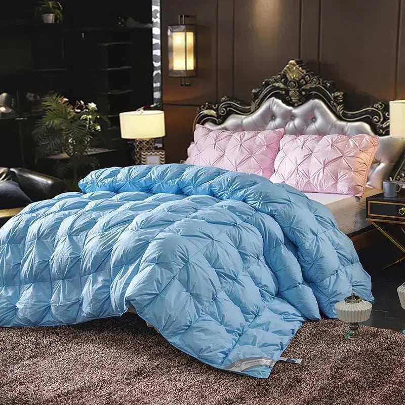 couette en duvet d'oie super chaude de luxe douce