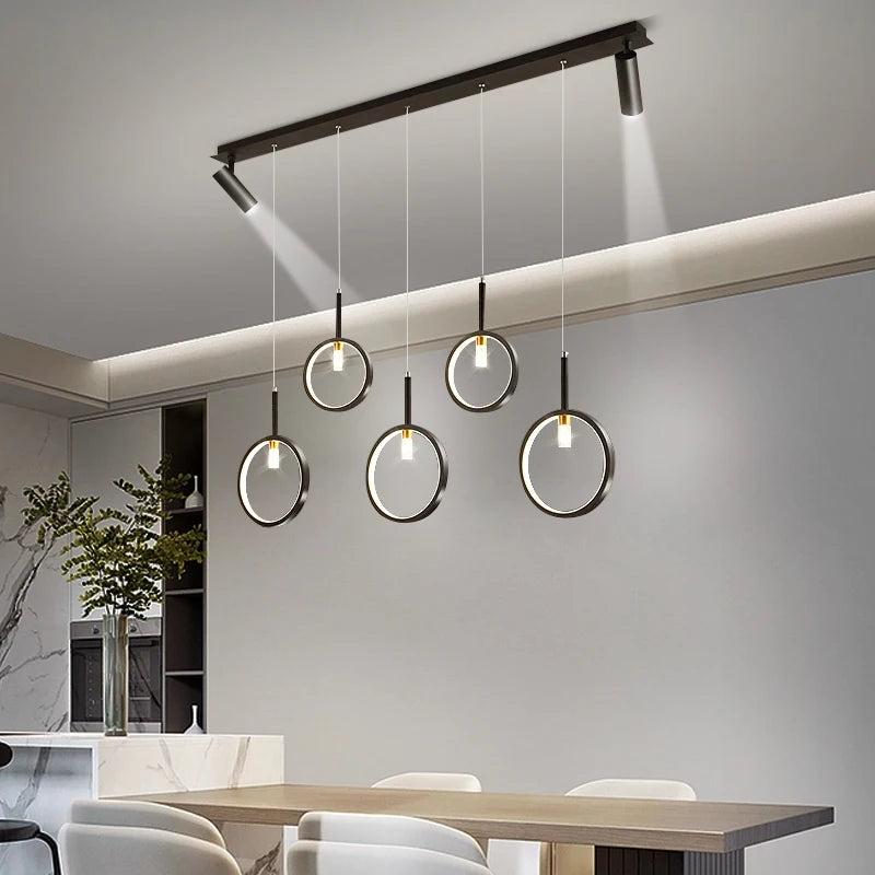 suspension moderne à led pour intérieur élégant et design