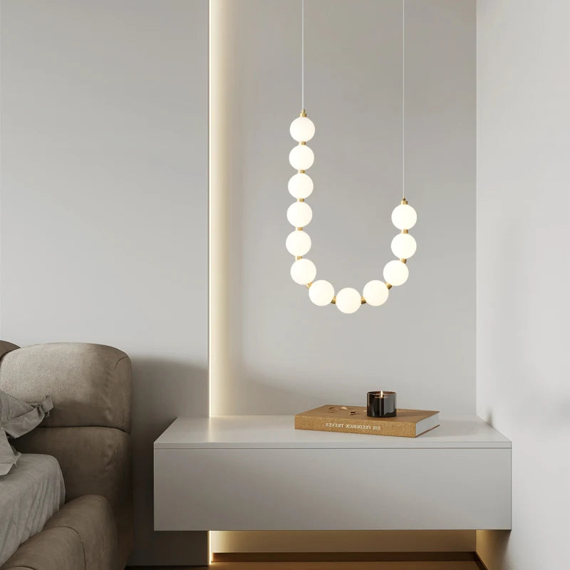 lustre français moderne en cuivre design bar lumière mode duplex simple