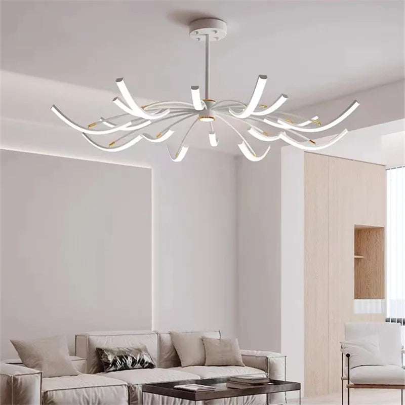 lustre araignée réglable design créatif pour décoration intérieure