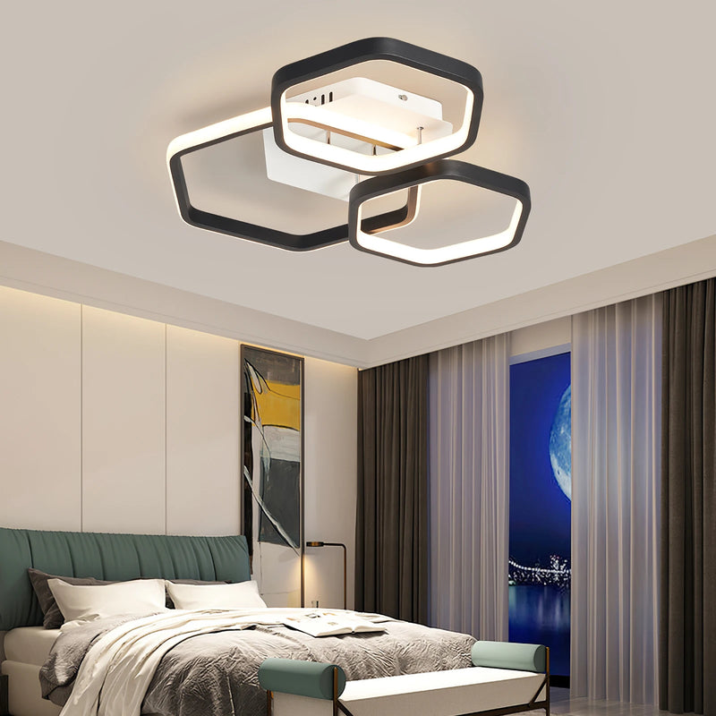 Modern Led Chandelier For Living Rooms, Bedrooms, Children's Rooms, Home Chandeliers, Working Together With Smart Home