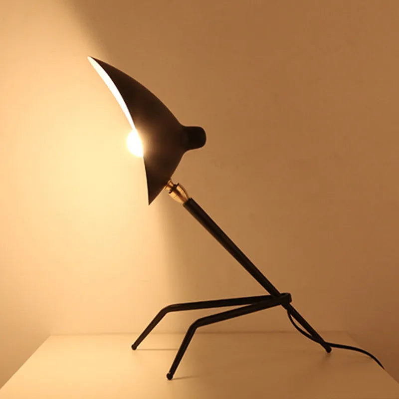 French Designer Tripod Table Lamps Desk Light for Study Reading Beside Bedroom