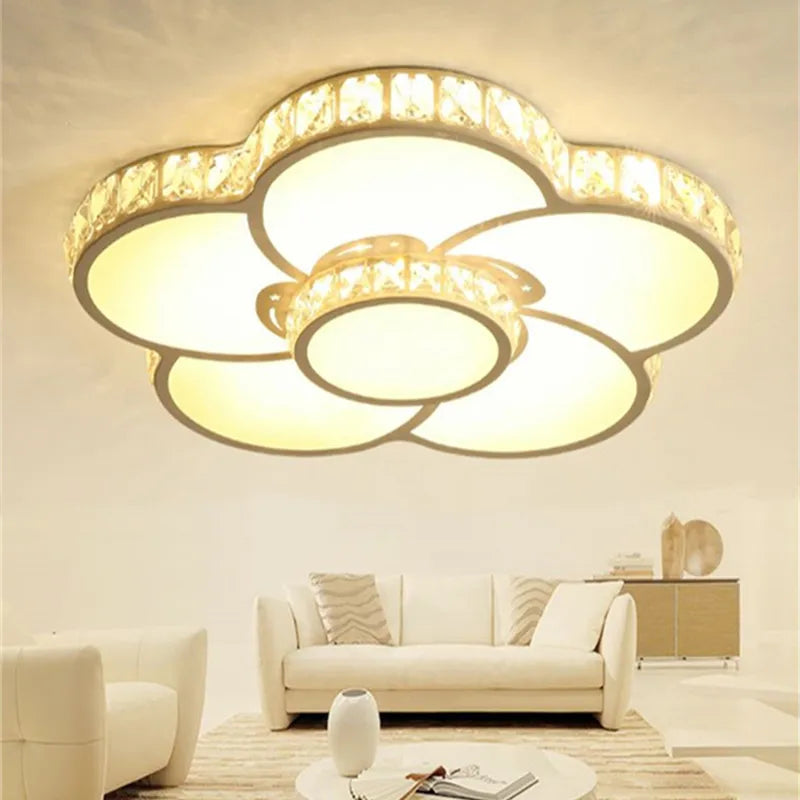 plafonnier led moderne pour éclairage d'intérieur et décoration romantique