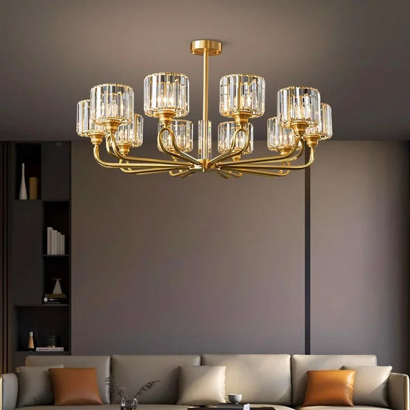 Luxury Home DecorationPendant Lights Crystal Living Room Chandelier, Bedroom Pendant Lamp Ceiling Light Indoor Lighting