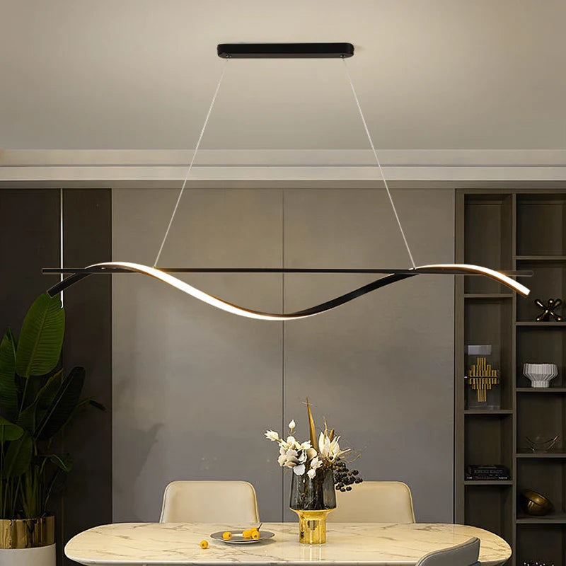 lampes suspendues led modernes qiyimei décoratives minimalistes