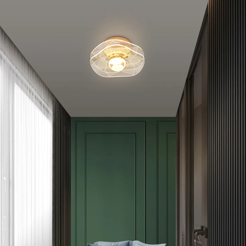 plafonnier led moderne nordique pour intérieur et balcon