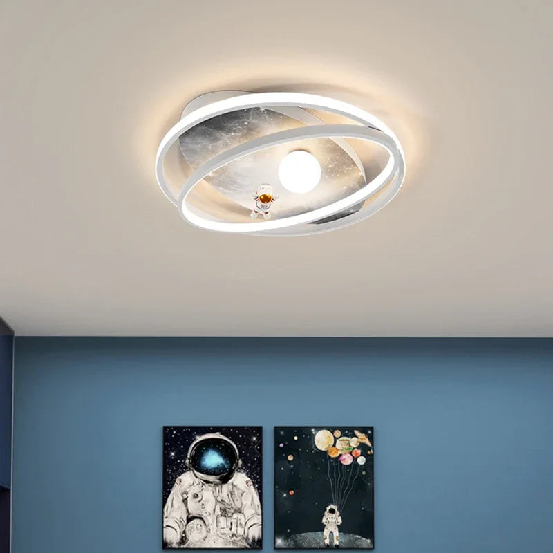 plafonnier astronaute moderne pour chambre d'enfants