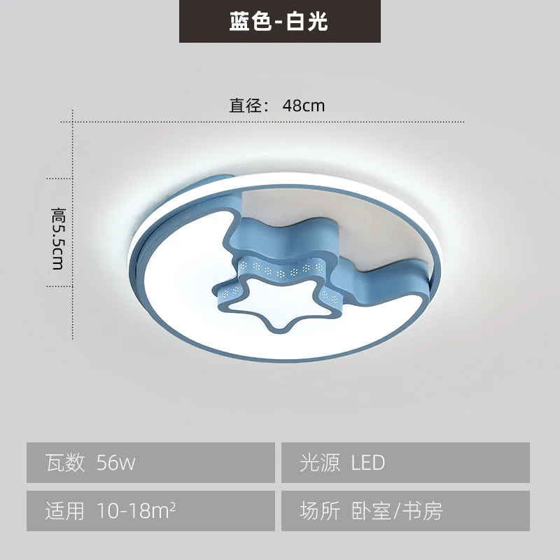 plafonnier led moderne dessin animé pour enfant