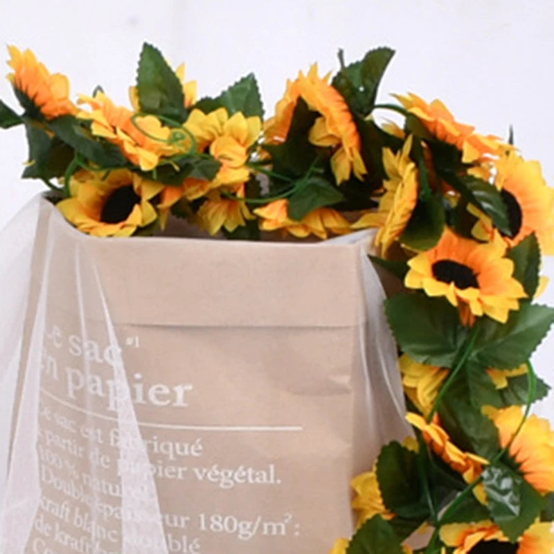 décoration de tournesol artificiel pour mariage et fêtes