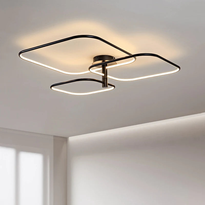 lustre led créatif moderne de luxe pour éclairage intérieur