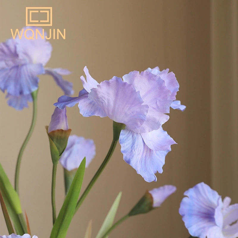 branche de fleur d'iris artificielle pour décoration de mariage et fêtes