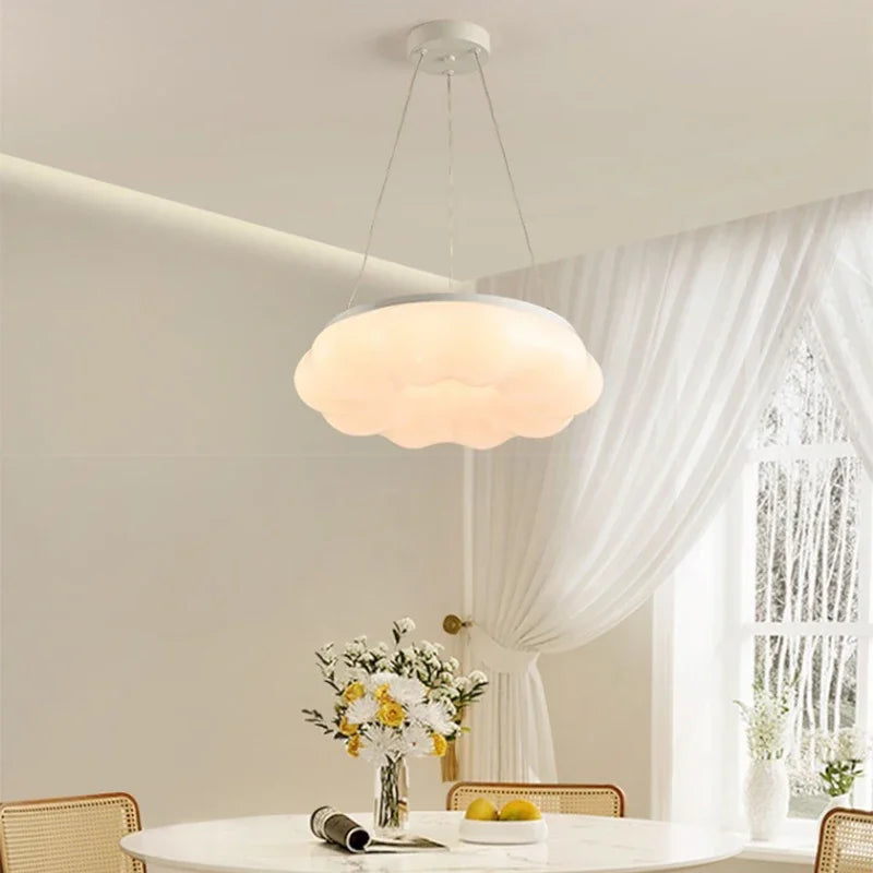 plafonnier led moderne en forme de nuage décoratif intérieur