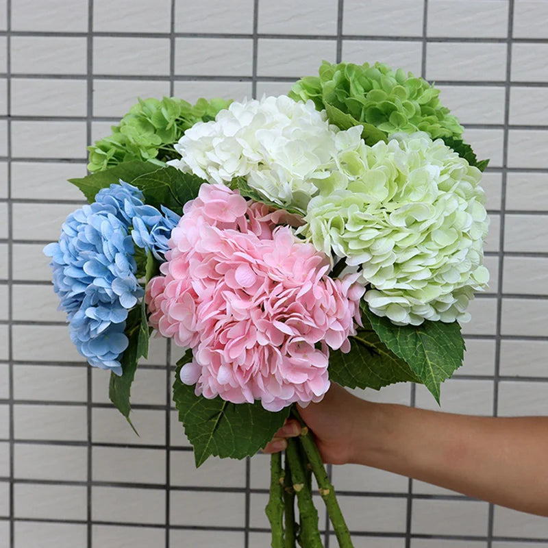 fleur d'hortensia artificielle pour décoration de mariage