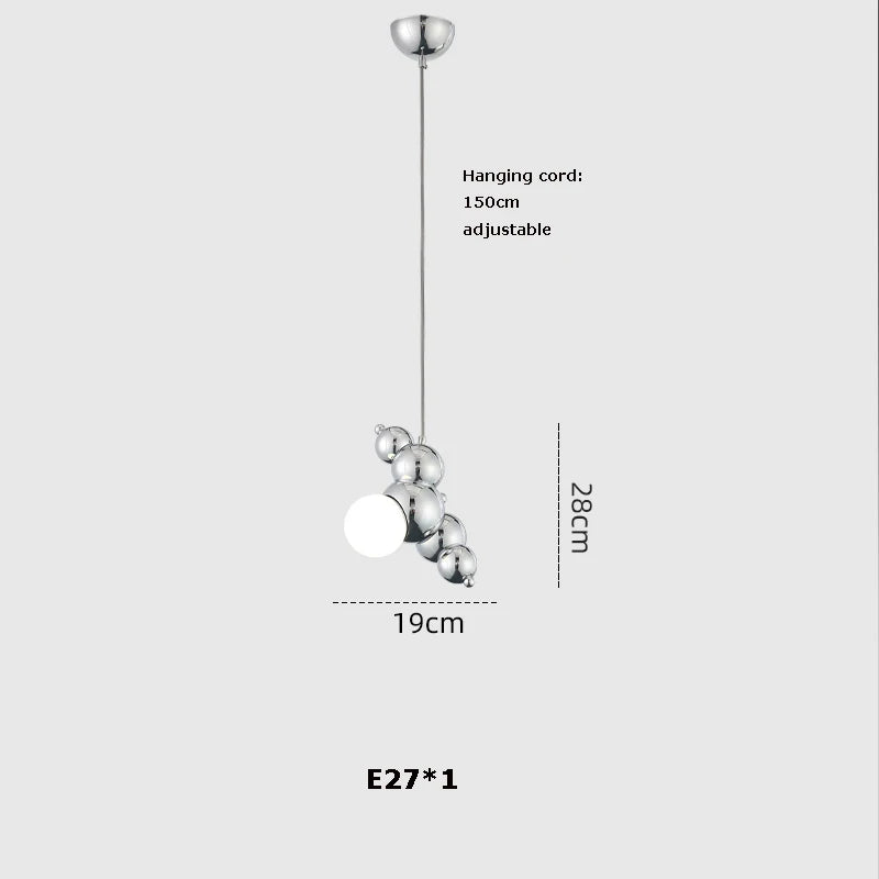 lustre led design moléculaire à intensité variable tendance 2024