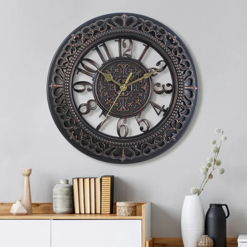 horloge murale créative ronde pour décoration intérieure moderne