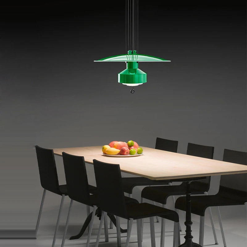 lustre italien flexible en aluminium avec led dimmable