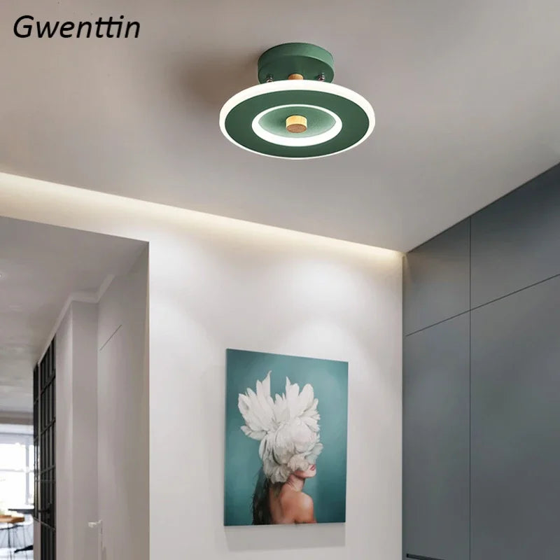 plafonnier moderne nordique led interchangeable pour intérieur élégant