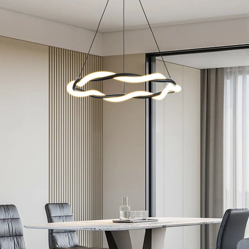 plafonnier led multicouches design luxe pour décoration intérieure