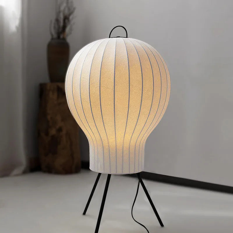 Jellyfish Floor Lamp Silk Standing Light Table Lamps for Bedroom Beside