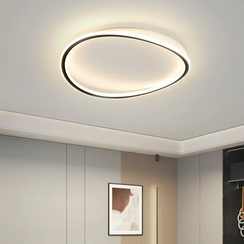 lustre moderne à led pour décoration intérieure élégante