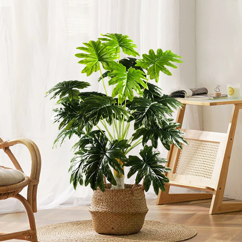 grande plante tropicale fausse feuille de bananier pour décoration intérieure et extérieure