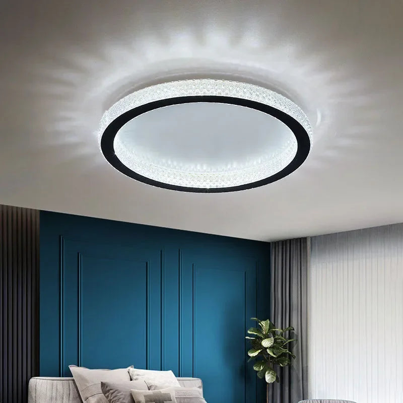 lustre plafond moderne à leds pour intérieur décoratif