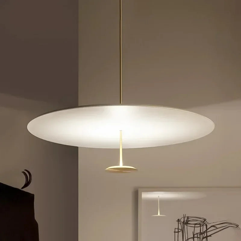 suspension luminaire ultra mince design minimaliste pour intérieur