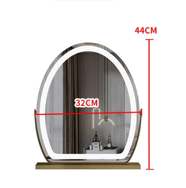 miroir de courtoisie éclairé avec capteur tactile et éclairage dimmable