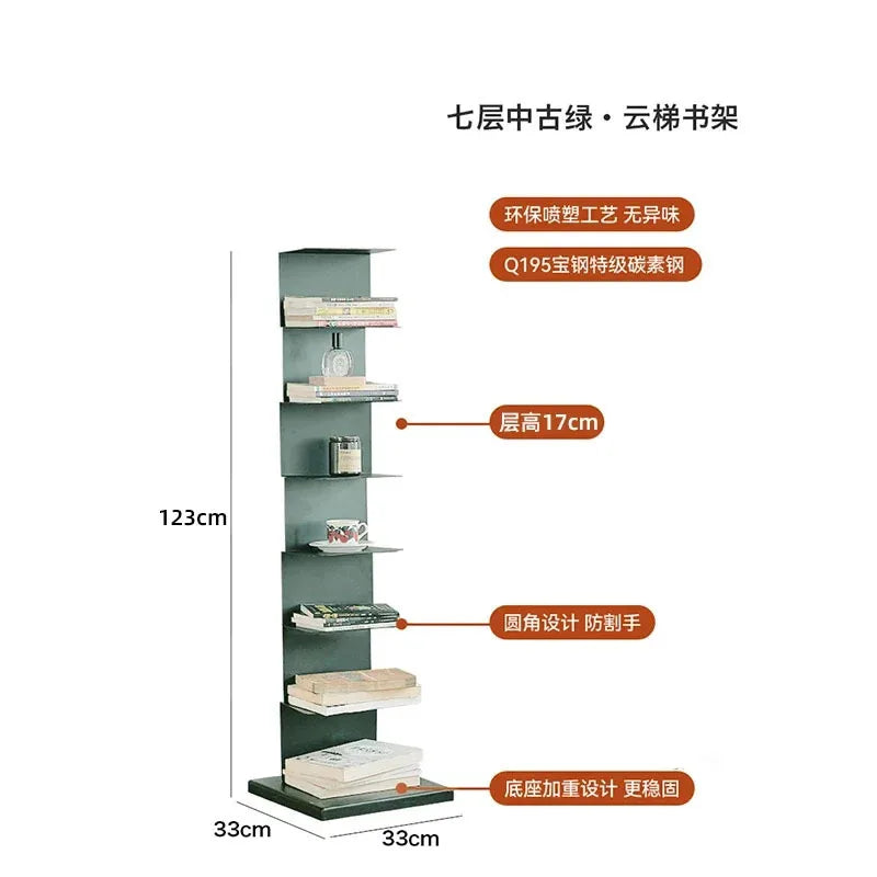 bibliothèque moderne en fer design minimaliste pour espace contemporain