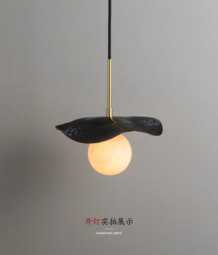 Cloud stone bedside pendant lamp, modern new Chinese style creative designer, bar and restaurant lamp, minimalist