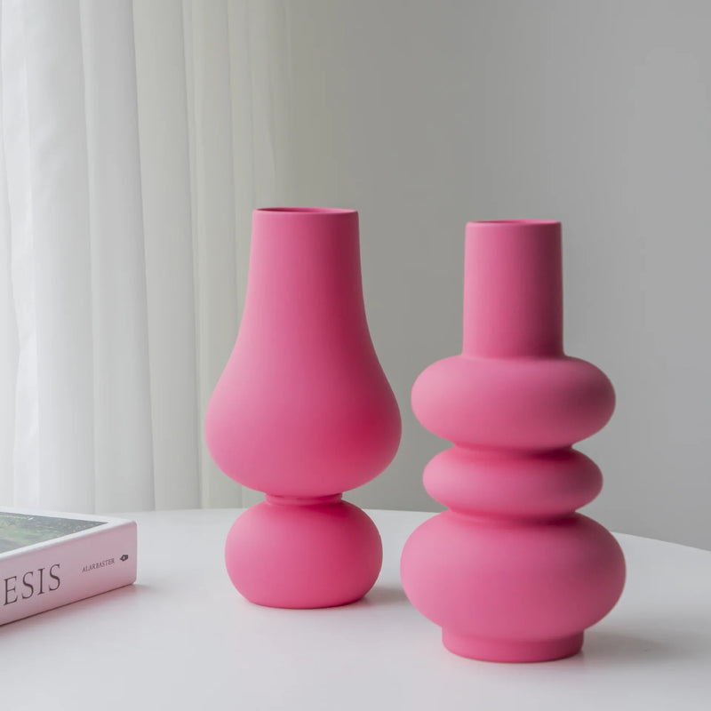 vase créatif en céramique pour décoration florale moderne