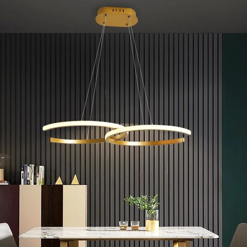 lustre minimaliste design nordique pour intérieur contemporain