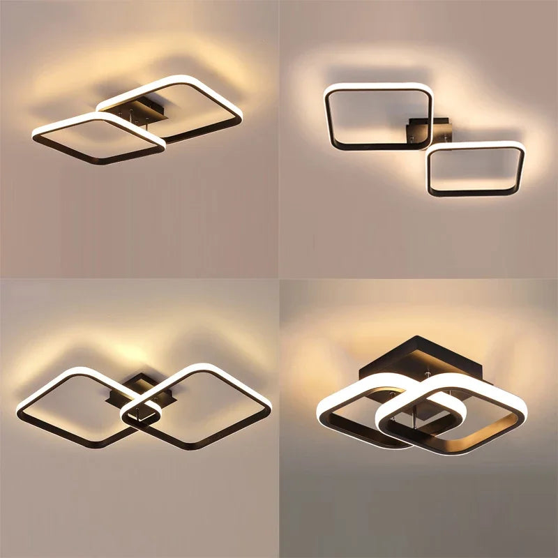 lustre led moderne pour allée couloir et intérieur