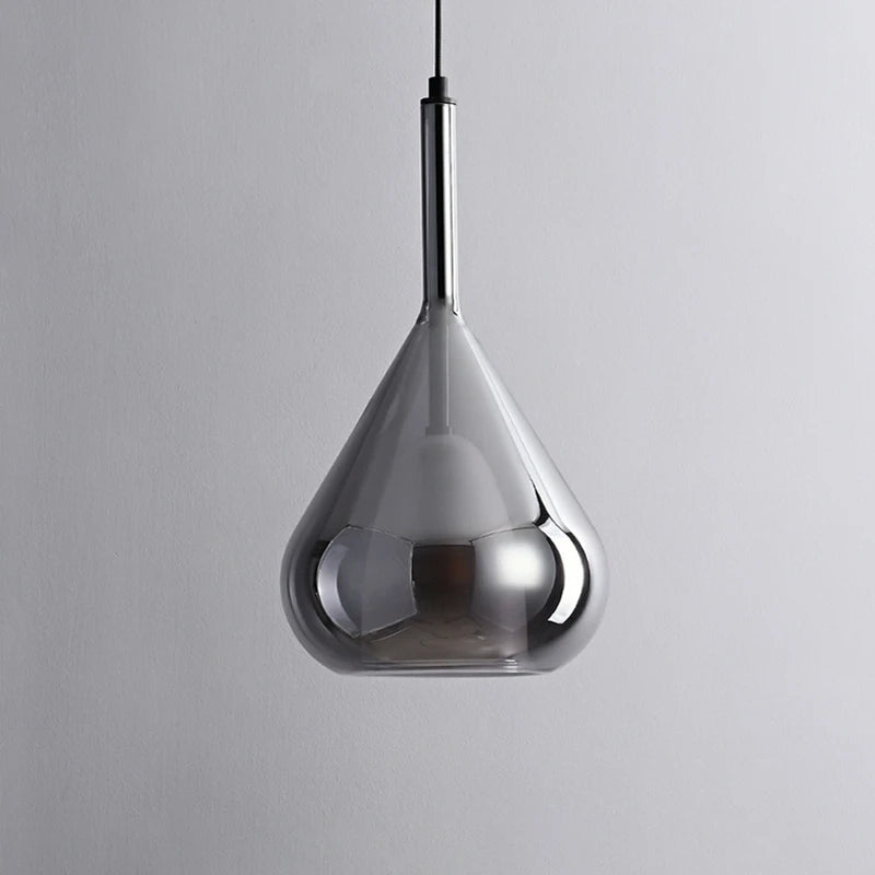 suspension led moderne en verre style nordique minimaliste