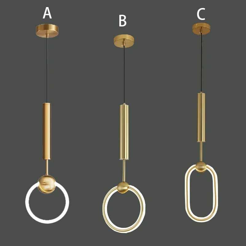 suspension moderne minimaliste luxe pour intérieur design