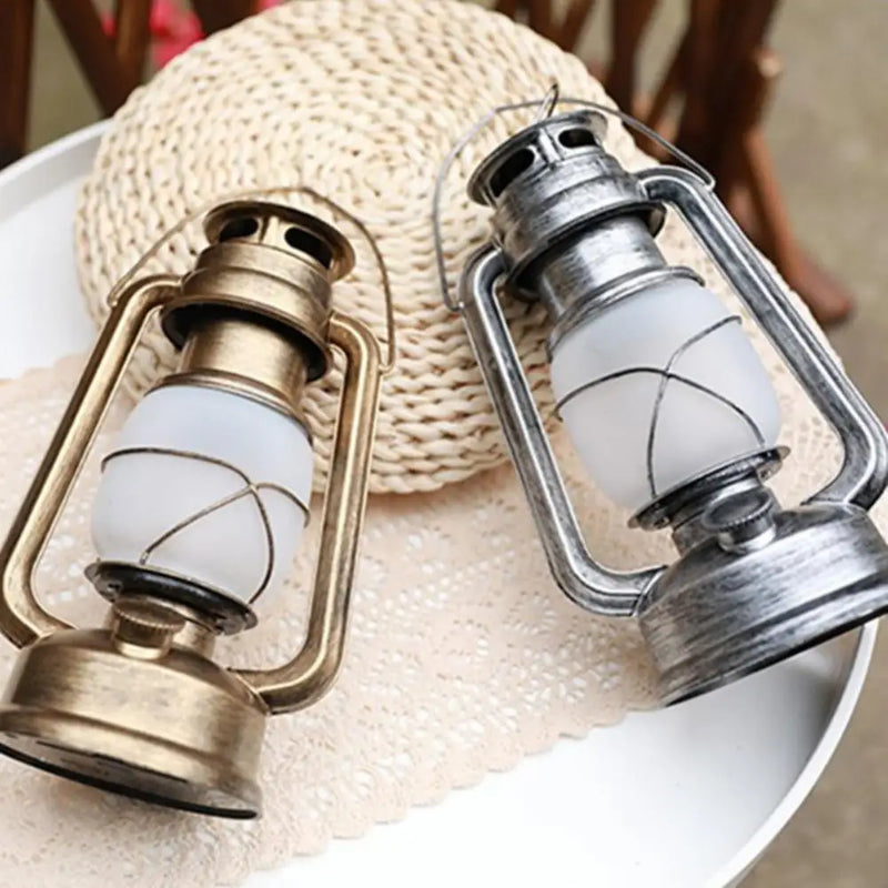 lanterne rétro portable pour camping lampe à pétrole à flamme dynamique