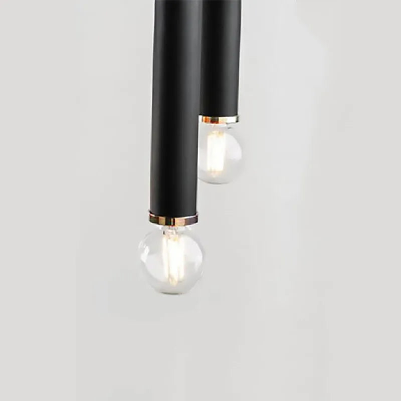 lustre créatif à 2 ampoules hauteur réglable en métal
