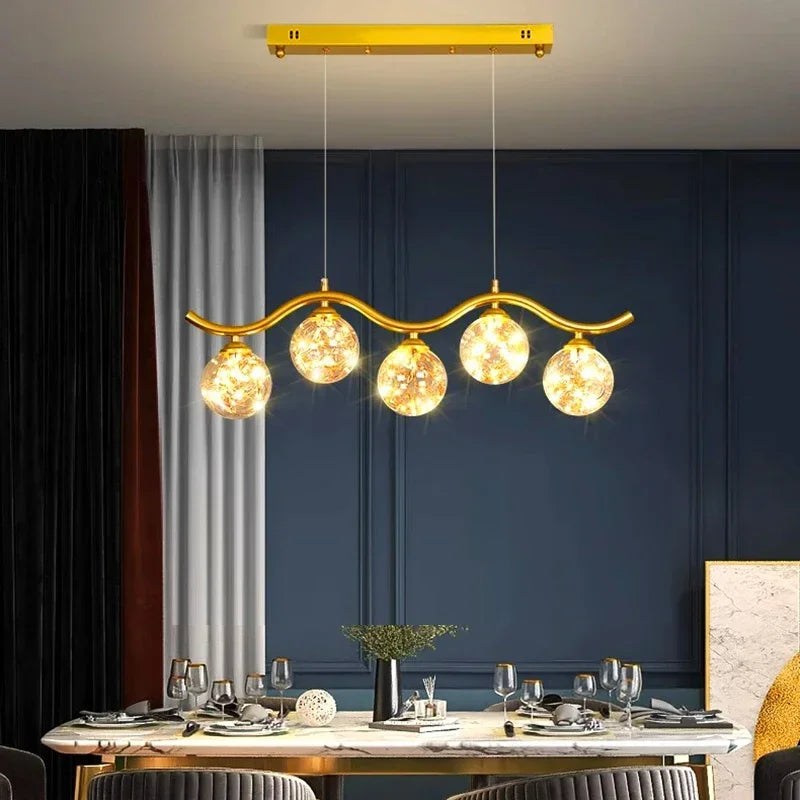 suspension LED pour salon cuisine et restaurant