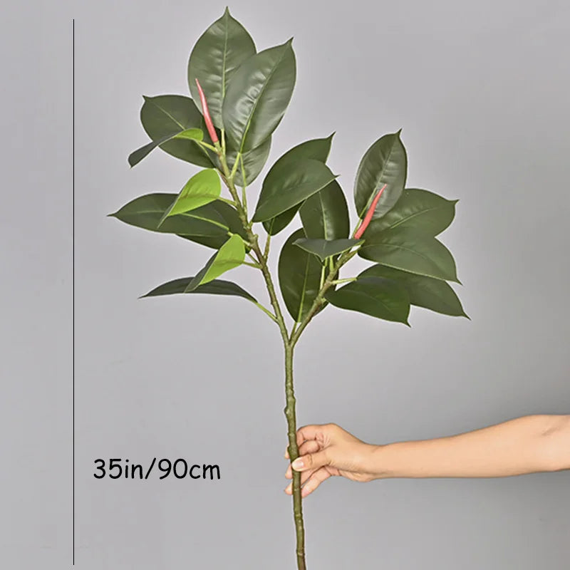 plantes artificielles ficus en plastique pour décoration intérieure et extérieure