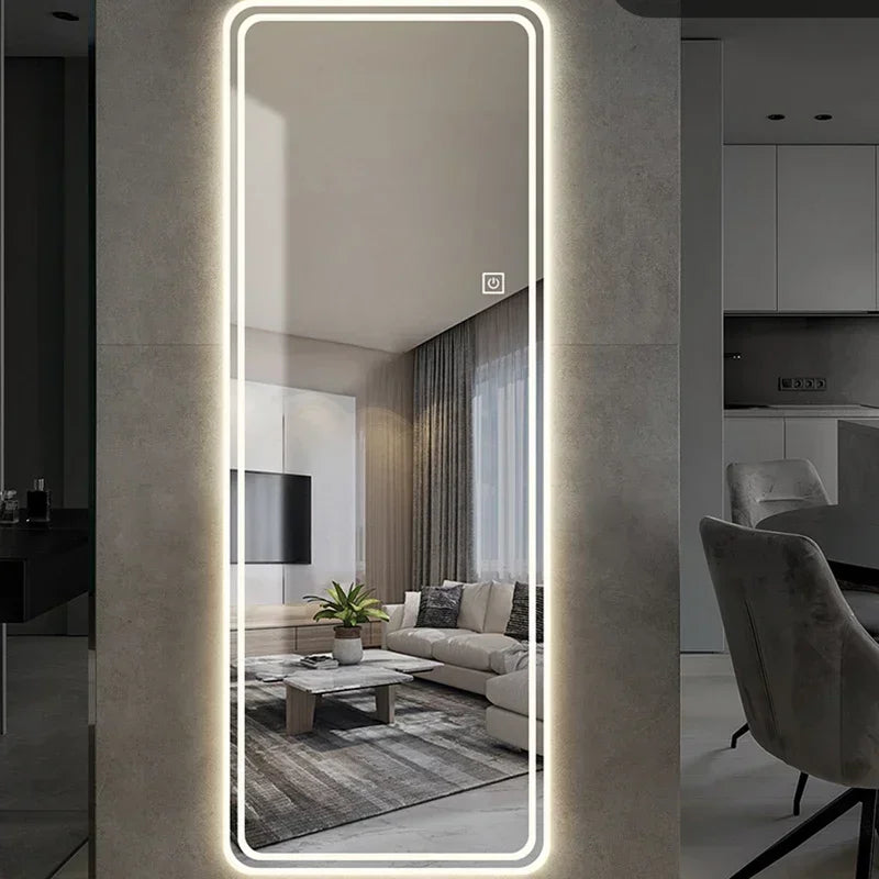 miroir intelligent grand format pour décoration intérieure