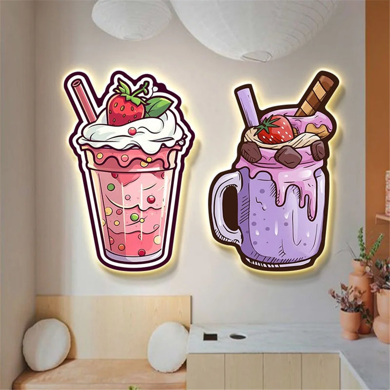 applique murale led pour décoration de cafés et bars