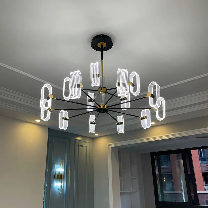 lustre moderne créatif luxe pour éclairage d'ambiance