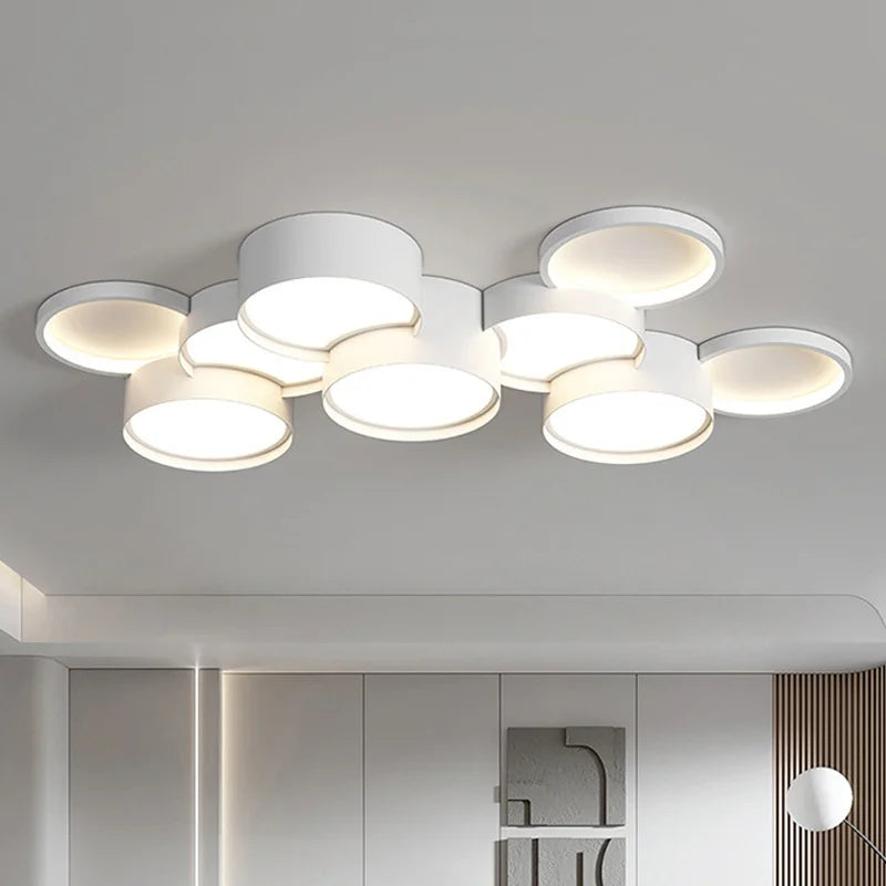 lustre moderne à leds pour un éclairage intérieur élégant