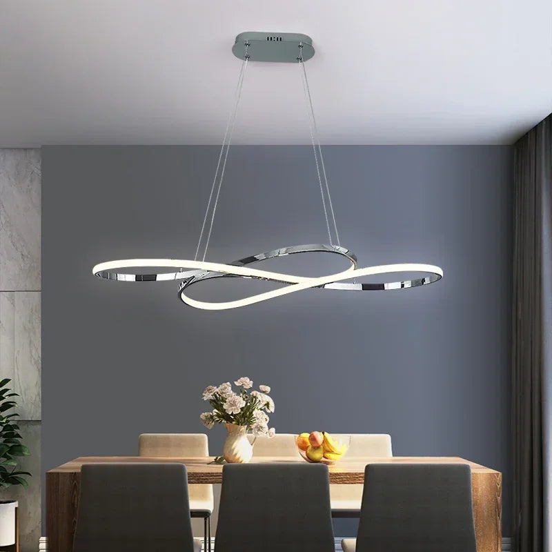 plafonnier led moderne avec télécommande pour éclairage intérieur