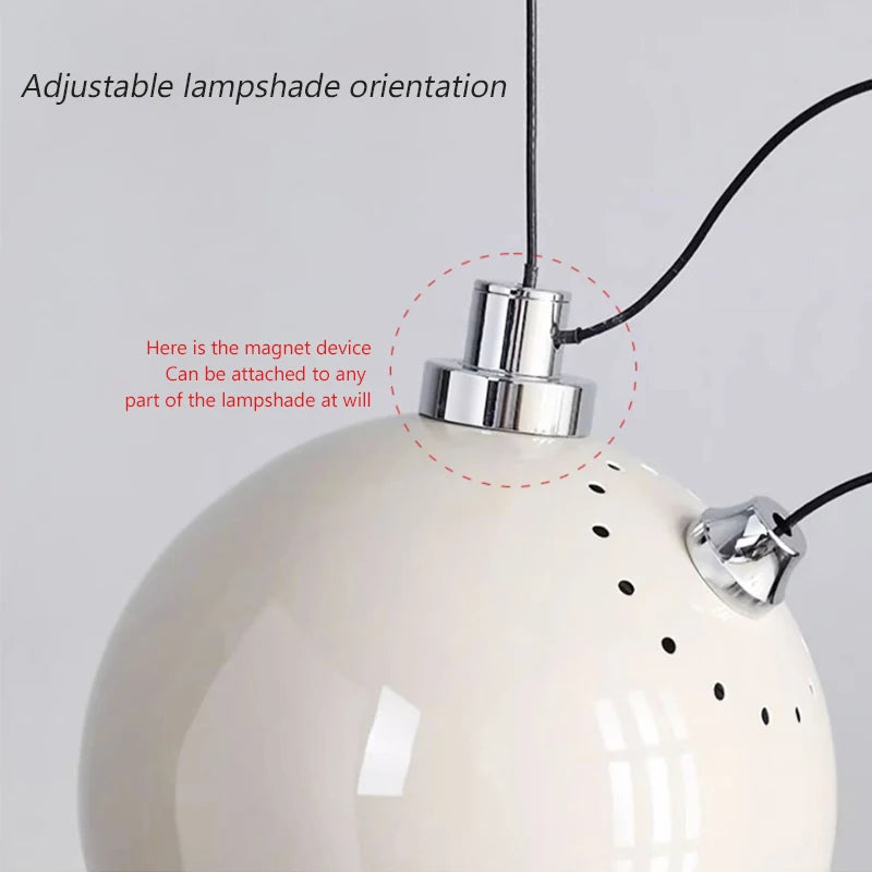 lampes suspendues led nordiques à aspiration magnétique décoration intérieure