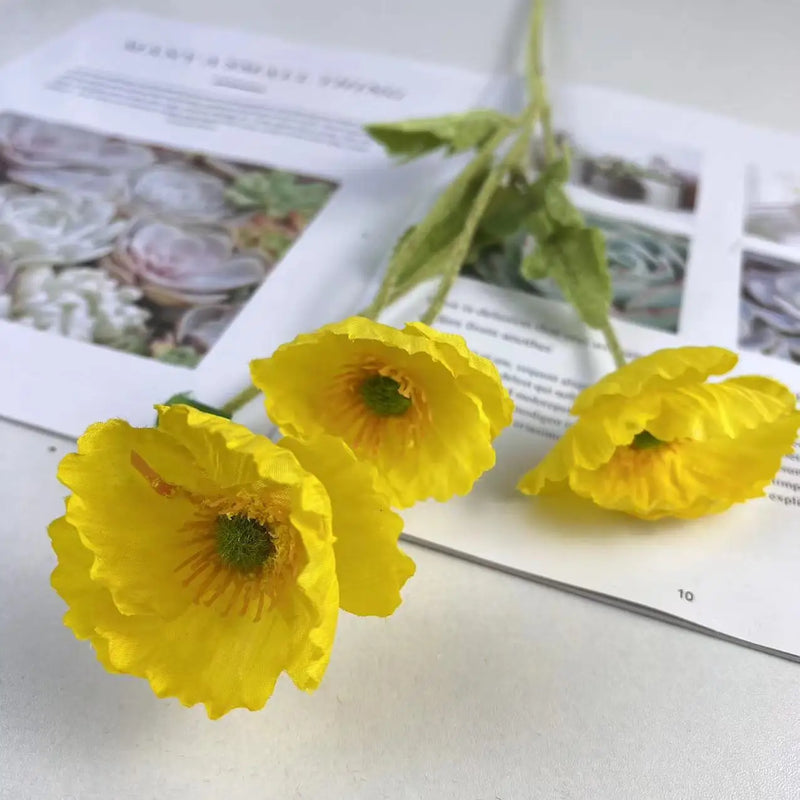 bouquet de fleurs artificielles en soie pour décorations diverses