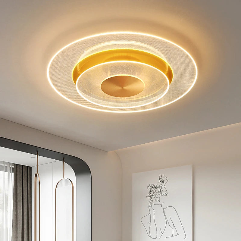 plafonnier design moderne led acrylique pour décoration intérieure