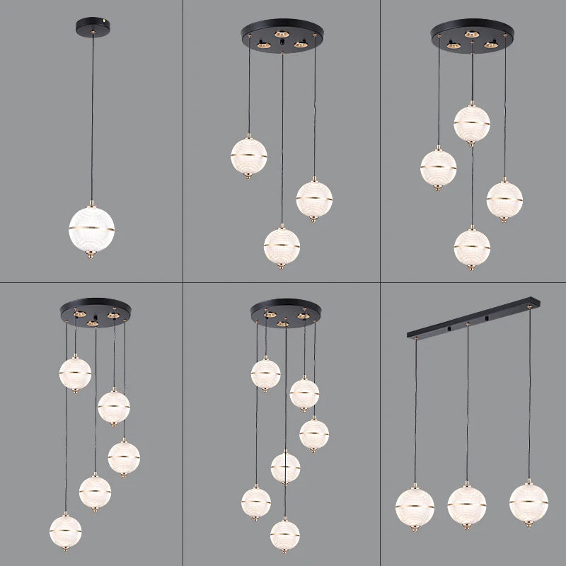 lustre moderne pour un éclairage décoratif polyvalent