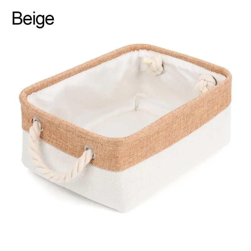 panier de rangement pliable pour linge et jouets