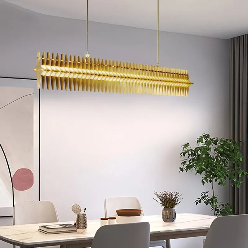 lustre minimaliste postmoderne pour restaurant et bar luxe nordique
